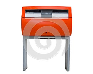 Orange Dutch public mailbox