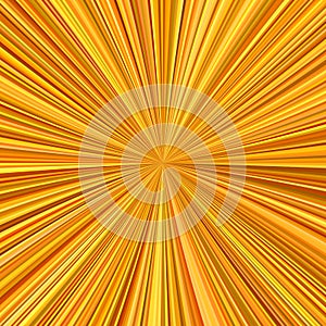 Orange explosion background from radial stripes