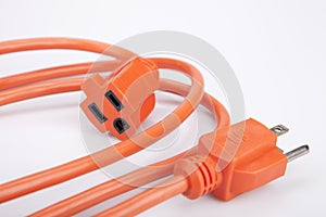 Orange extension cord