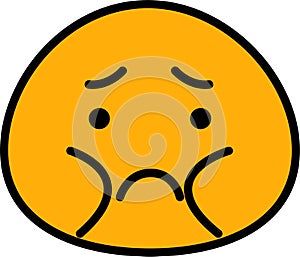 Orange Fatman emoticon icon