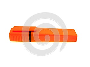 Orange felt-tip pen for drawing