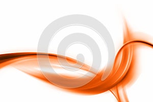 Orange fire abstract element