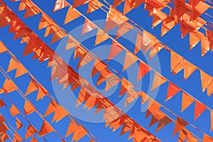 Orange flags