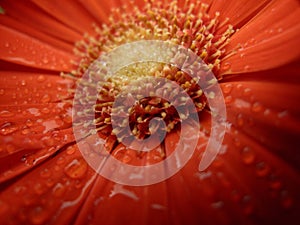 Orange Flower Stamen