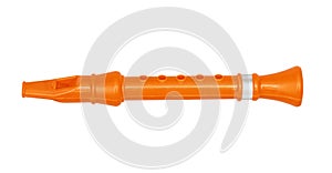 Orange flute, toy for children