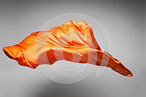 Orange flying fabric