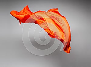 Orange flying fabric
