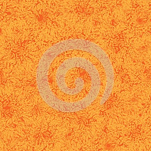 orange foliage seamless vector sutumn pattern
