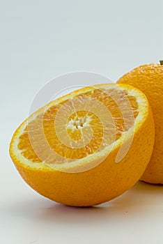 Orange fresh fruit