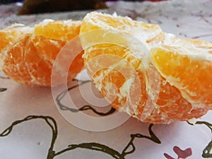 Orange fresh sweet sour vitaminC