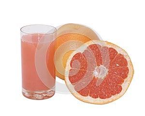 Orange freshness grapefruit with juice