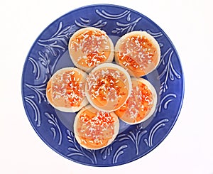 Orange Frosted Sugar Cookies with Sprinkles