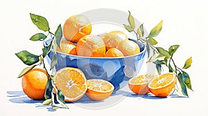 Orange Fruit Arrangement