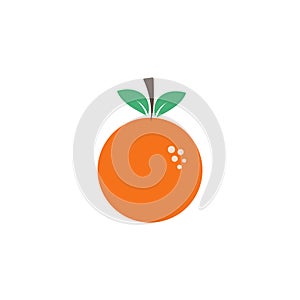 Orange fruit graphic design template vector isolated