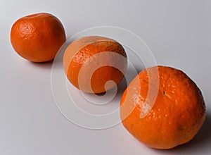 Orange fruit isolate on white background