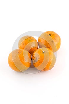 Orange fruit isolated