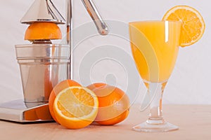 orange fruit juice slice