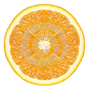 Orange fruit slice