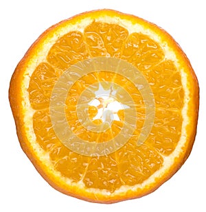 Orange fruit slice