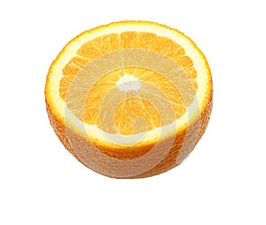 Orange fruit slice isolated
