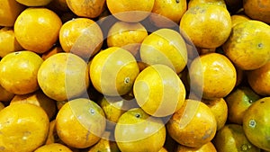 Orange fruit on supermaket photo