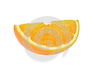 Orange fruit on white background