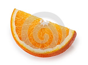 Orange fruit white background clipping path