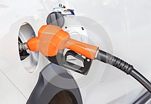 Carburante ugello rifornimento pompa auto 