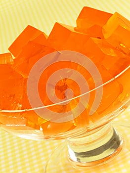 Orange Gelatin Dessert