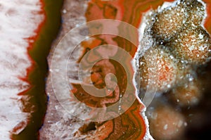 Orange Geode Macro