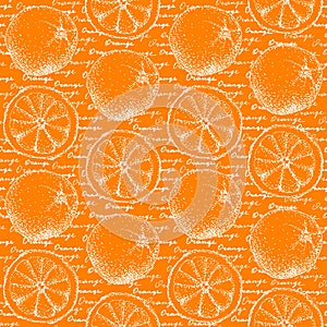 Orange geometric background