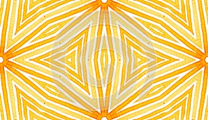 Orange Geometric Watercolor. Delicate Seamless Pat