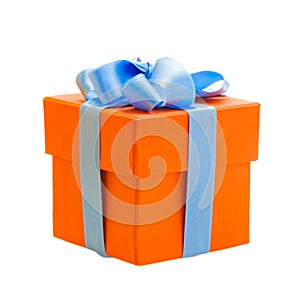 Orange gift box