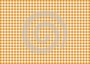 Orange Gingham Pattern Background