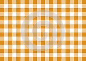 Orange Gingham Pattern Background