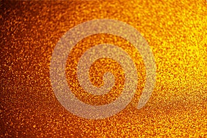 Orange glitter bokeh circle glow blurred and blur abstract. Glittering shimmer bright luxury