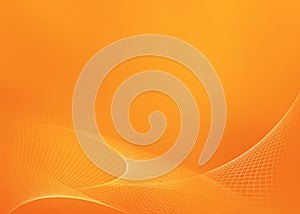 Orange Glowing Background