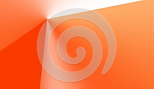 Orange gradient color paper abstract background, colourful 3D effect abstract background
