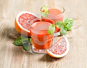 Orange grapefruit juice fresh fruits Healthy food drinks