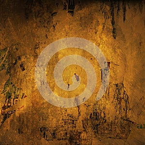 Orange grunge background