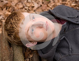 Orange Hair, Orange Leaves