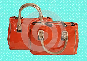 Orange handbag