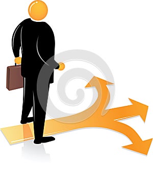 Orange Head suit choosing direction