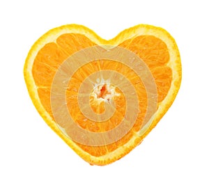 Orange heart