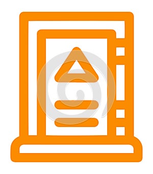 Elevator Upward Direction Icon