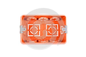 Orange Industry electrical plastic mounting / wall switch / plug sockets rectangle box