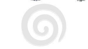 Orange Infinity Ribbon Loop Abstract Design, vector design Generative AI