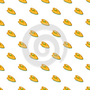 Orange iron pattern, cartoon style