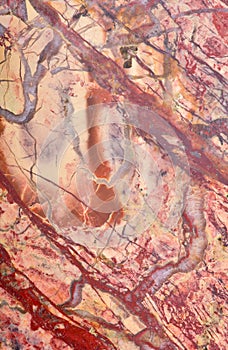 Orange jasper texture macro