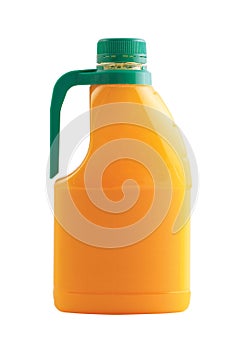 Orange juice in a gallon